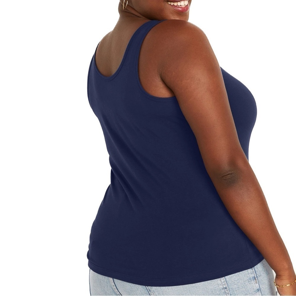Old Navy 3X & 4X Navy Blue First-Layer Tank Top 1A07.3 - Picture 2 of 4